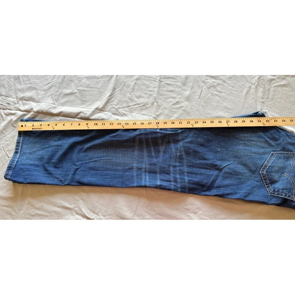 Levis 527 Slim Bootcut Jeans Mens 32x32 Blue Medium Wash WaterLess Denim